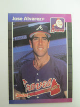1989 Donruss Atlanta Braves Baseball Card #405 Jose Alvarez Rookie