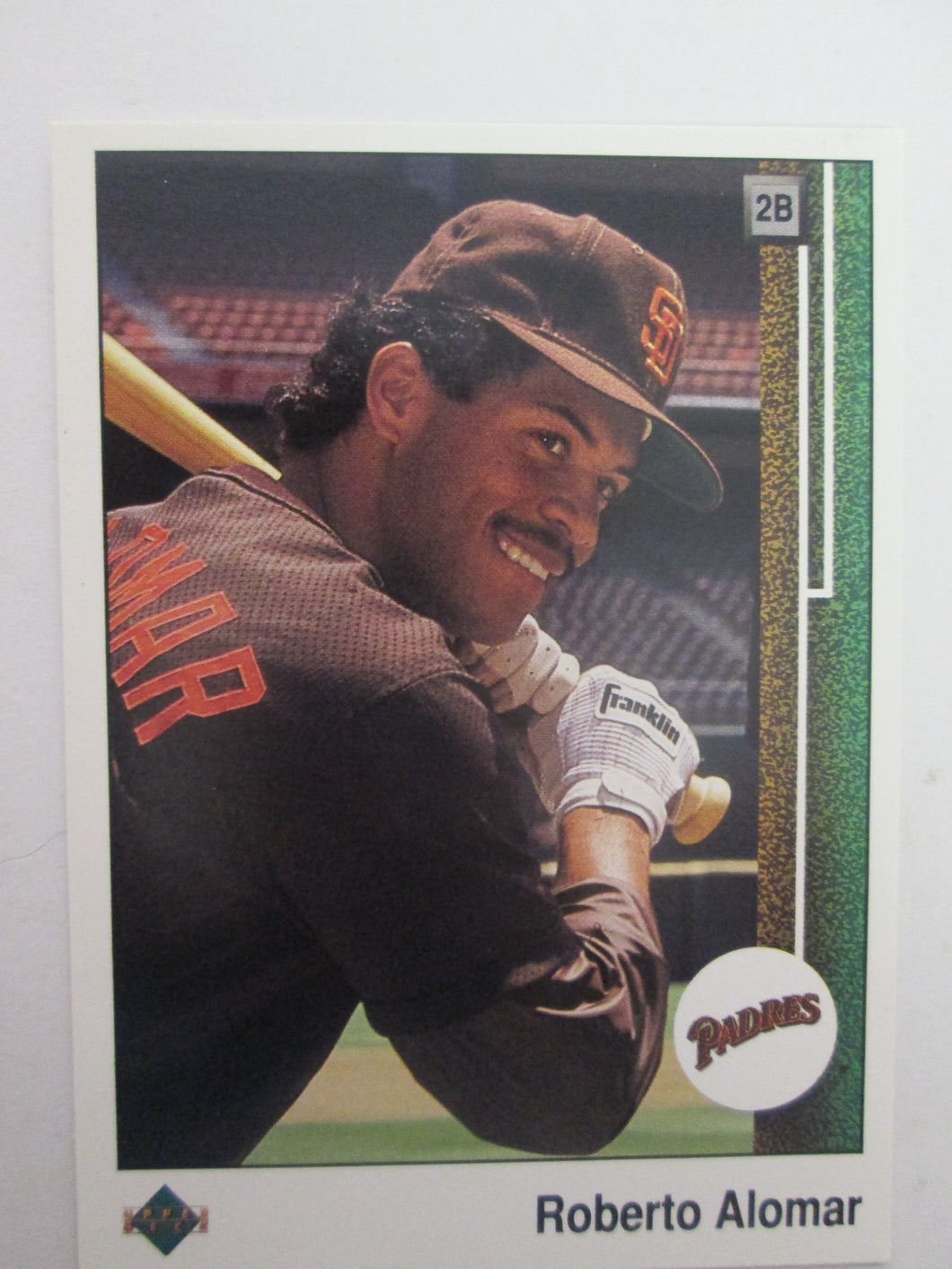1989 Upper Deck San Diego Padres Baseball  Card #471 Roberto Alomar Rookie