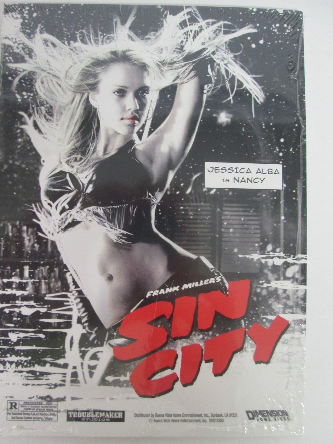 Sin City 13.5x20 Nancy Callahan Movie Promo Poster Jessica Alba Sealed