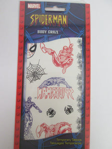 Spider-Man Body Craze Temporary Tattoos