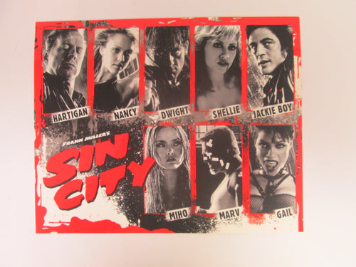 1999 Comic Images Frank Miller's Sin City 10 Card Promo Panel