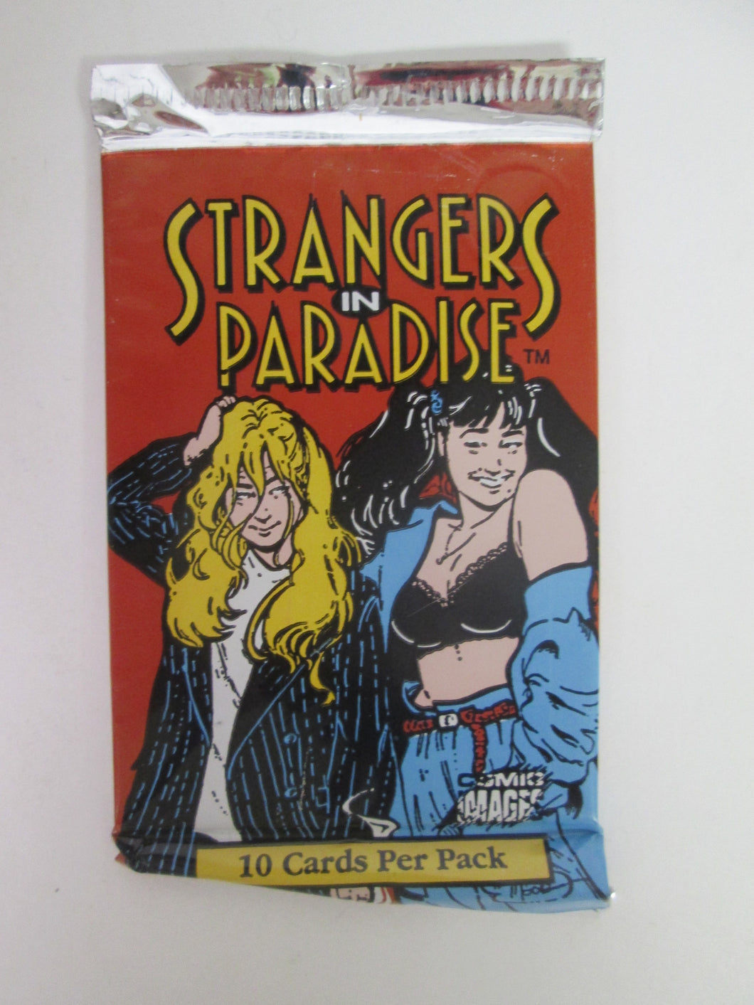 1996 Comic Images Strangers In Paradise UNOPENED Pack of 10 Trading Cards