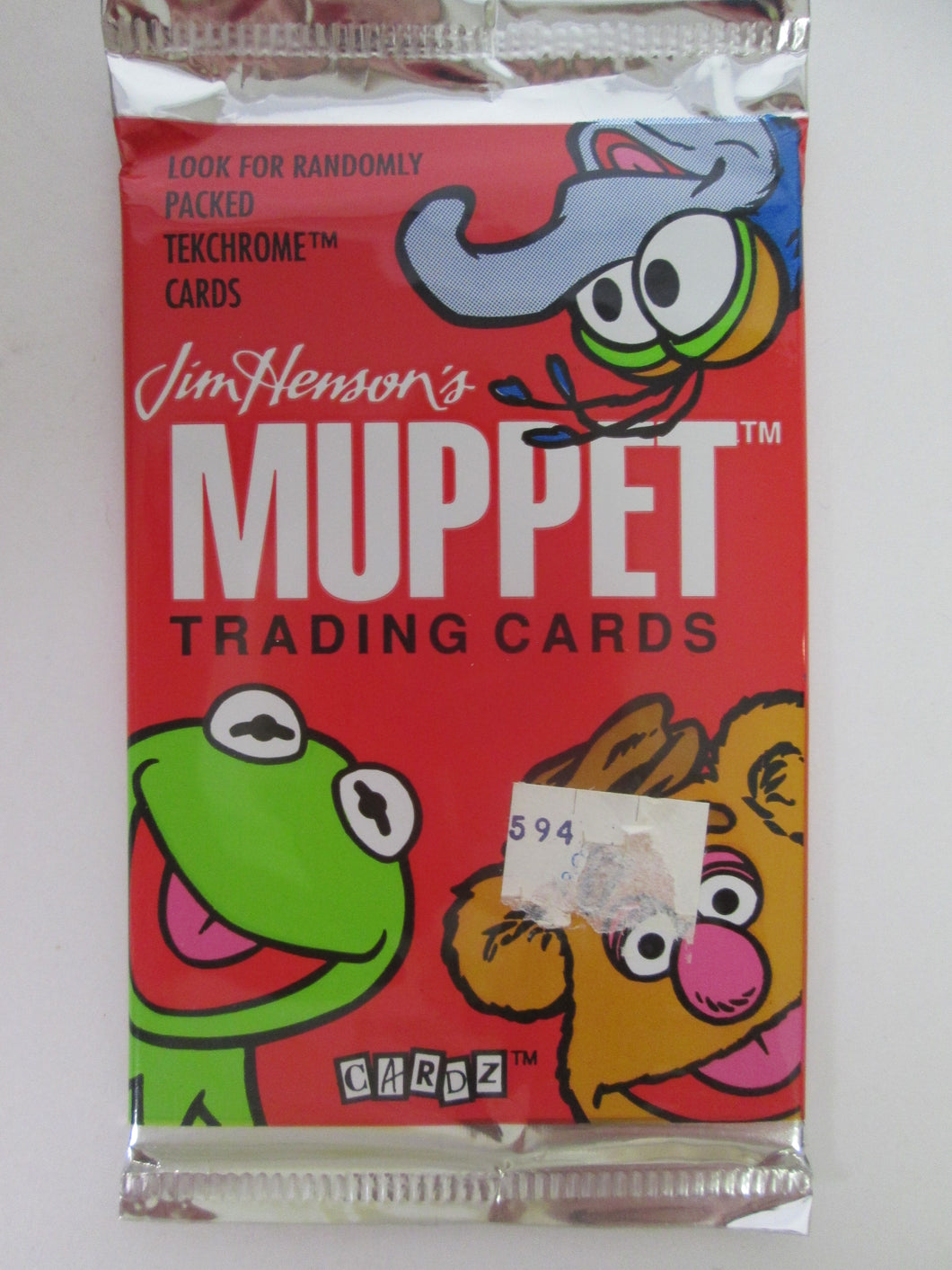 1993 Cardz Jim Henson's Muppets UNOPENED Pack of 8 Trading Cards
