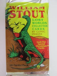 1993 Comic Images William Stout Lost Worlds UNOPENED Pack of 10 Trading Cards