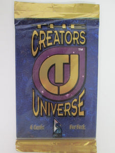 1993 Dynamic The Creators Universe UNOPENED Pack of 6 Trading Cards