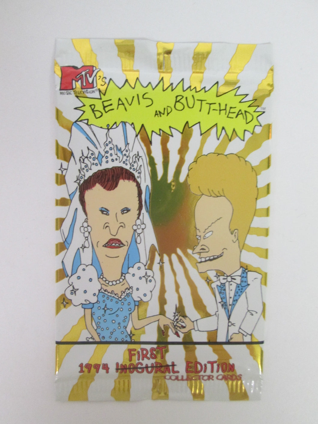 1994 Topps MTV's Beavis & Butt-Head First Edition UNOPENED Pack of ? Trading Cards