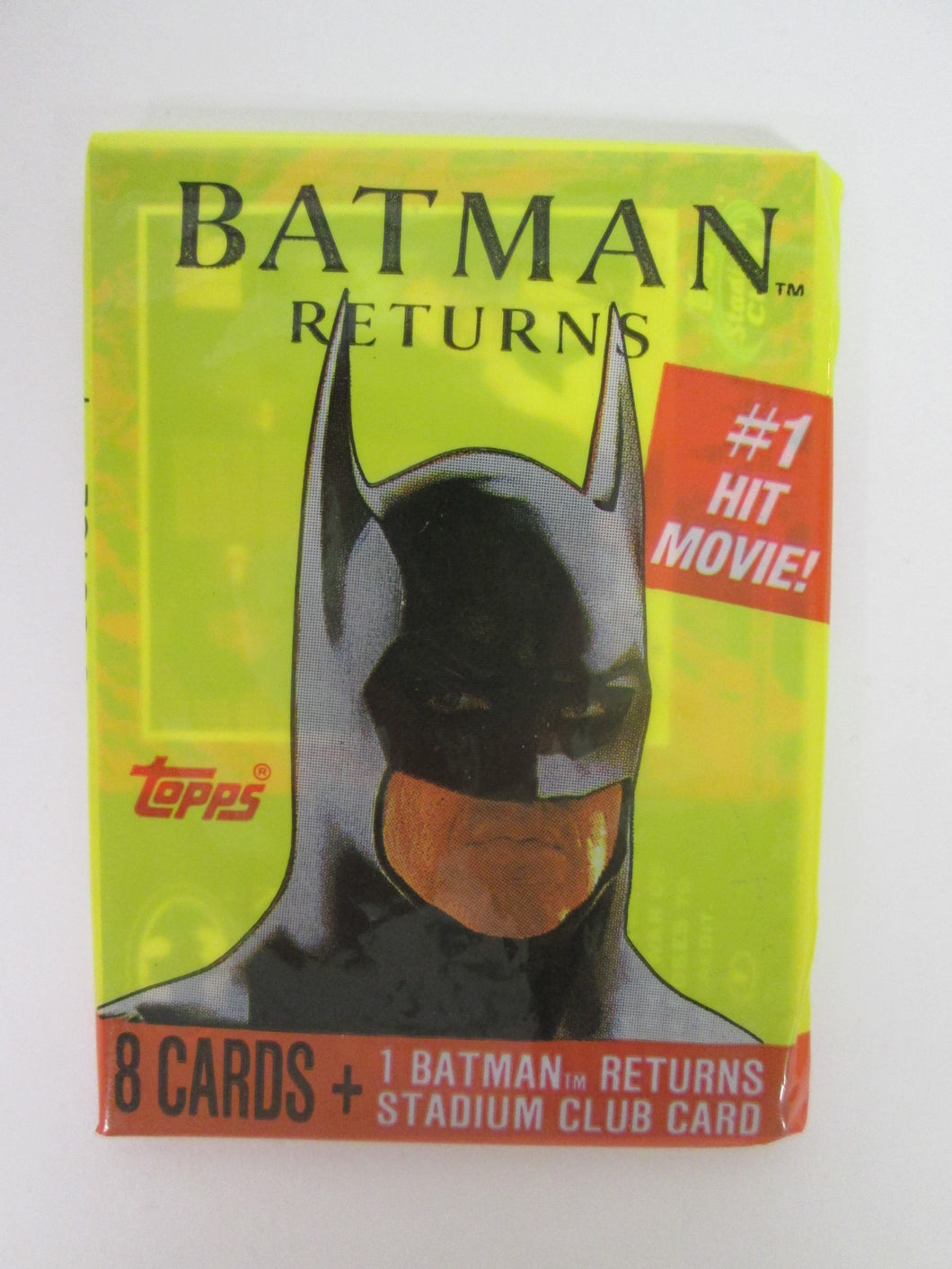 1991 Topps Batman Returns UNOPENED Pack of 8 Trading Cards