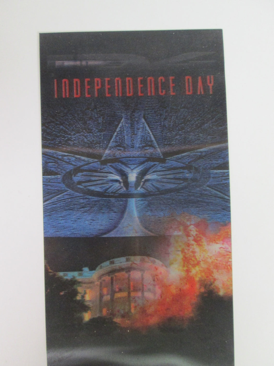 1995 Fox Video Independence Day Magic Motion 3D Promo Card 7 1/2x4