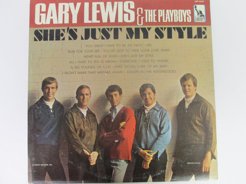 Gary Lewis & the Playboys She's Just My Style Record Album Liberty 1967