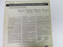Popular Science Hi-Fi Test Record Urania 1957