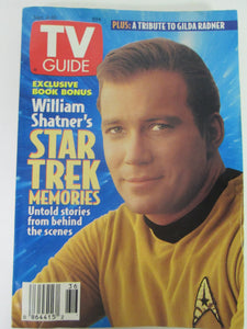 TV Guide William Shatner Star Trek Memories Issue Sept 4-10 PB 1993