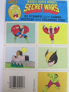 Marvel Super Heroes Secret Wars Stamp Fun PB 1984