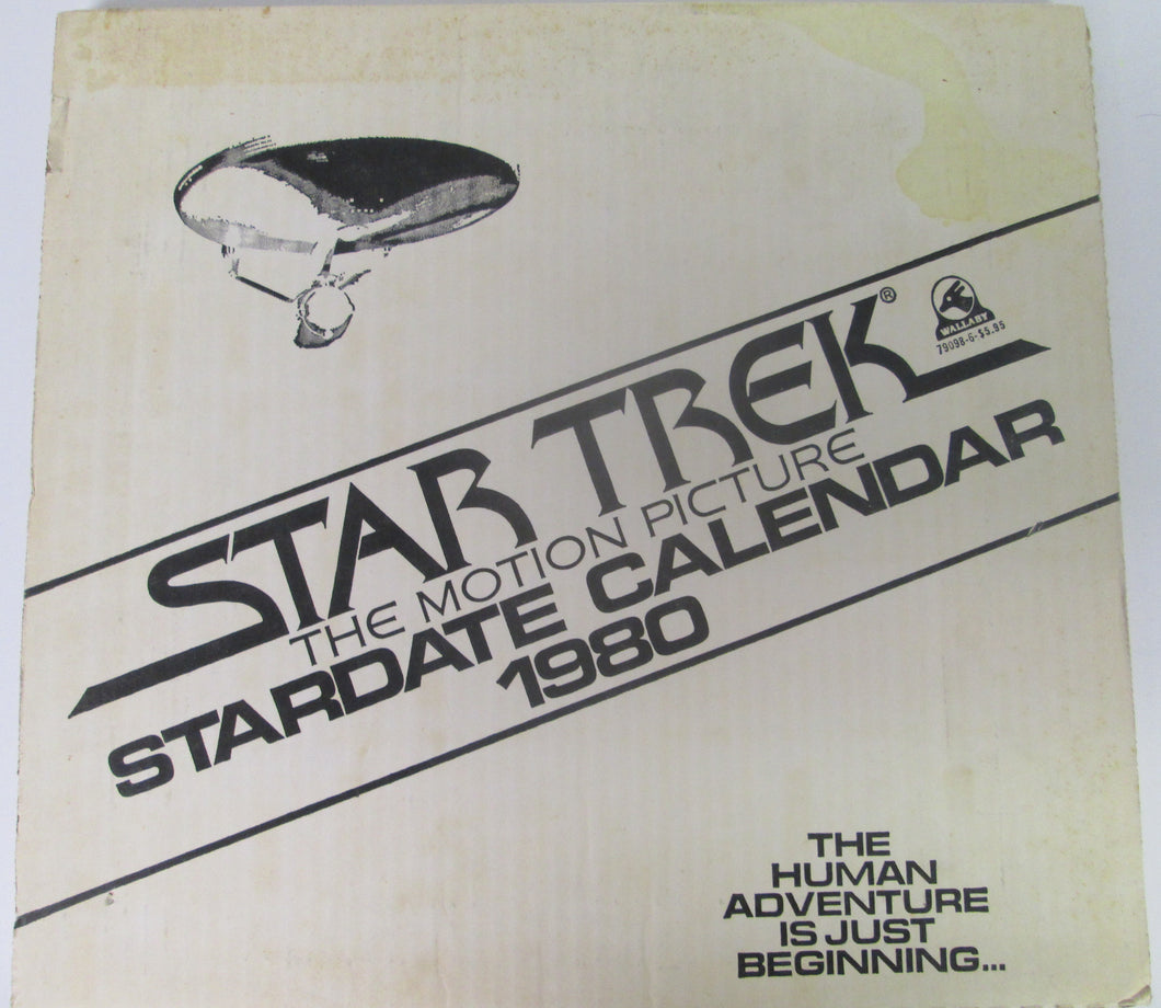 Star Trek The Motion Picture Stardate Calendar 1980 in Original Shipping Box