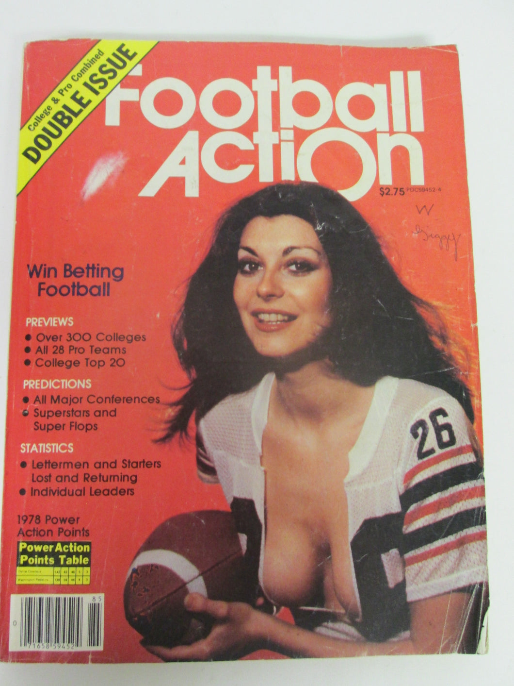 Football Action Annual Magazine 1978 College and Pro Betting