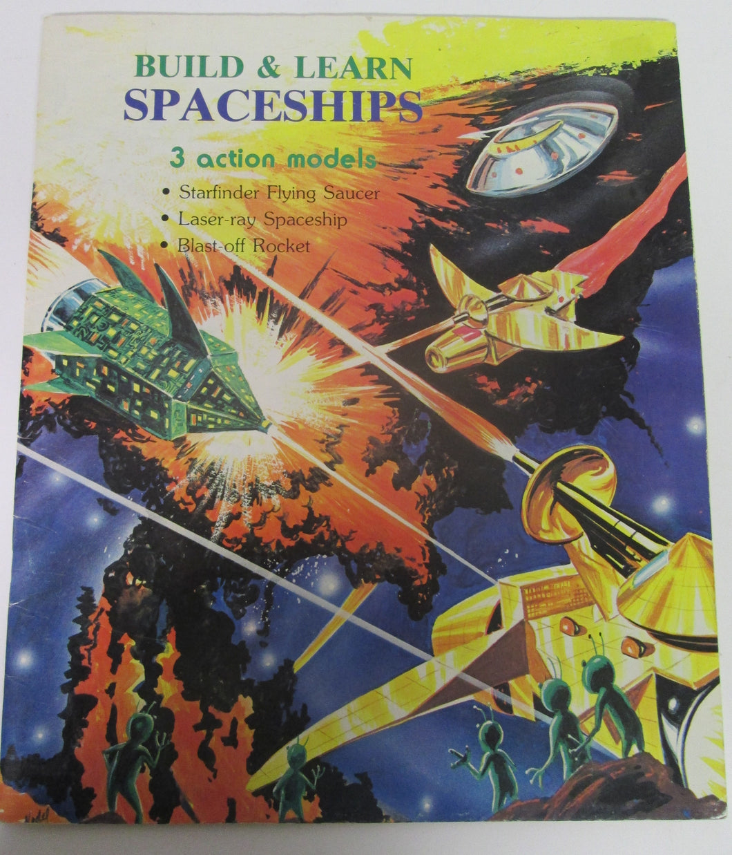 Build and Learn Spaceships 3 Action Models 1980