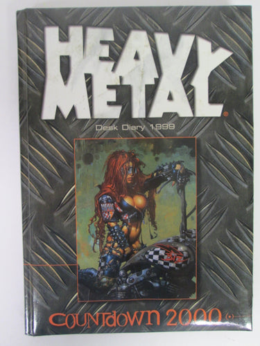 Heavy Metal Desk Diary 1999 HC  Beautiful artwork, some nudity