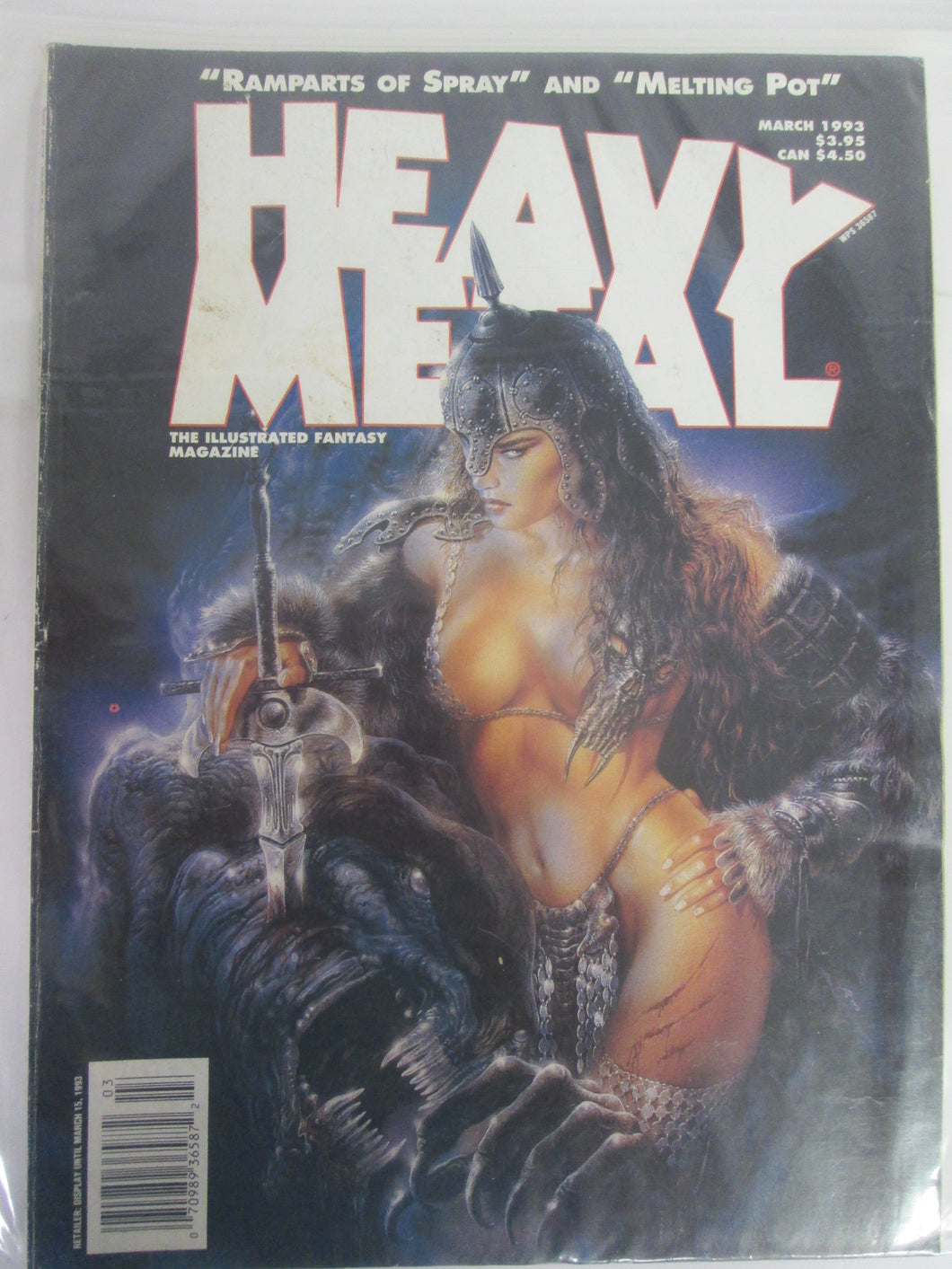 Heavy Metal Magazine March 1993