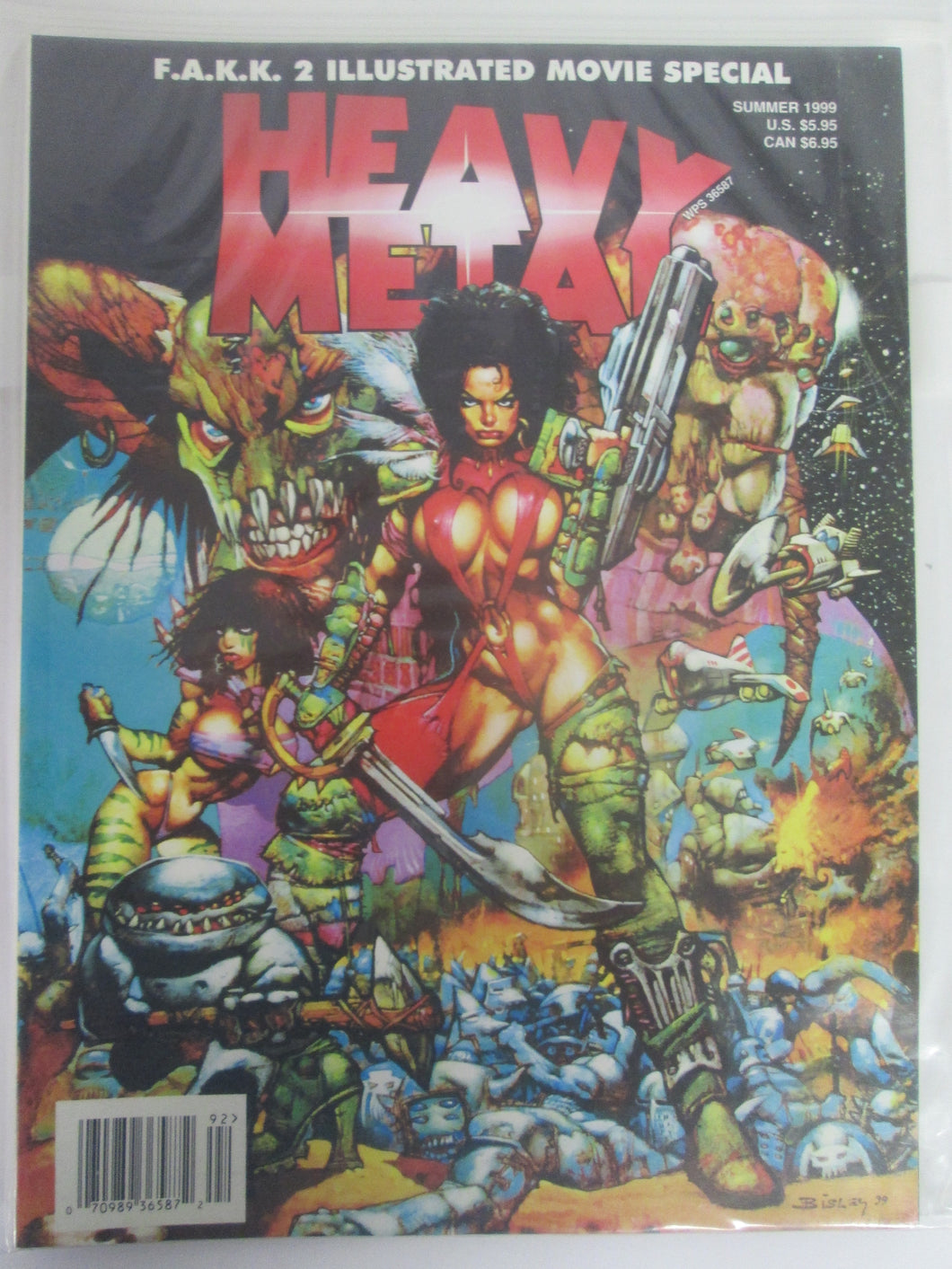 Heavy Metal Magazine Summer 1999 FAKK2 Movie Special