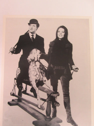 The Avengers Steed & Mrs. Peel 8x10 B&W Movie Still