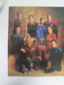 Star Trek Deep Space Nine Cast Photo 8x10 Color Postcard 1993