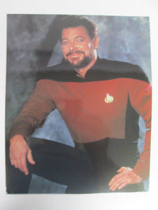 Will Riker Star Trek The Next Generation 8x10 Color Postcard 1992