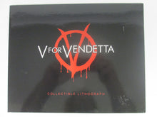 V for Vendetta Collectible Lithograph 2006