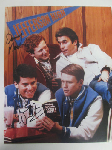 Happy Days Signed Color Cast @ Arnolds Photo by Donny Most &  Anson Williams (Ralph & Potsie)