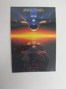 Star Trek Postcard Set of 4 4x6 - Kirk, Spock, Checkov & First Contact 1992 & 1993