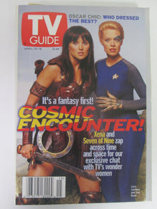 TV Guide Xena & Seven of Nive Cover April 10-16 1999