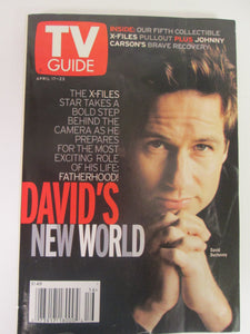 TV Guide David Duchovny Cover April 17-23 1999