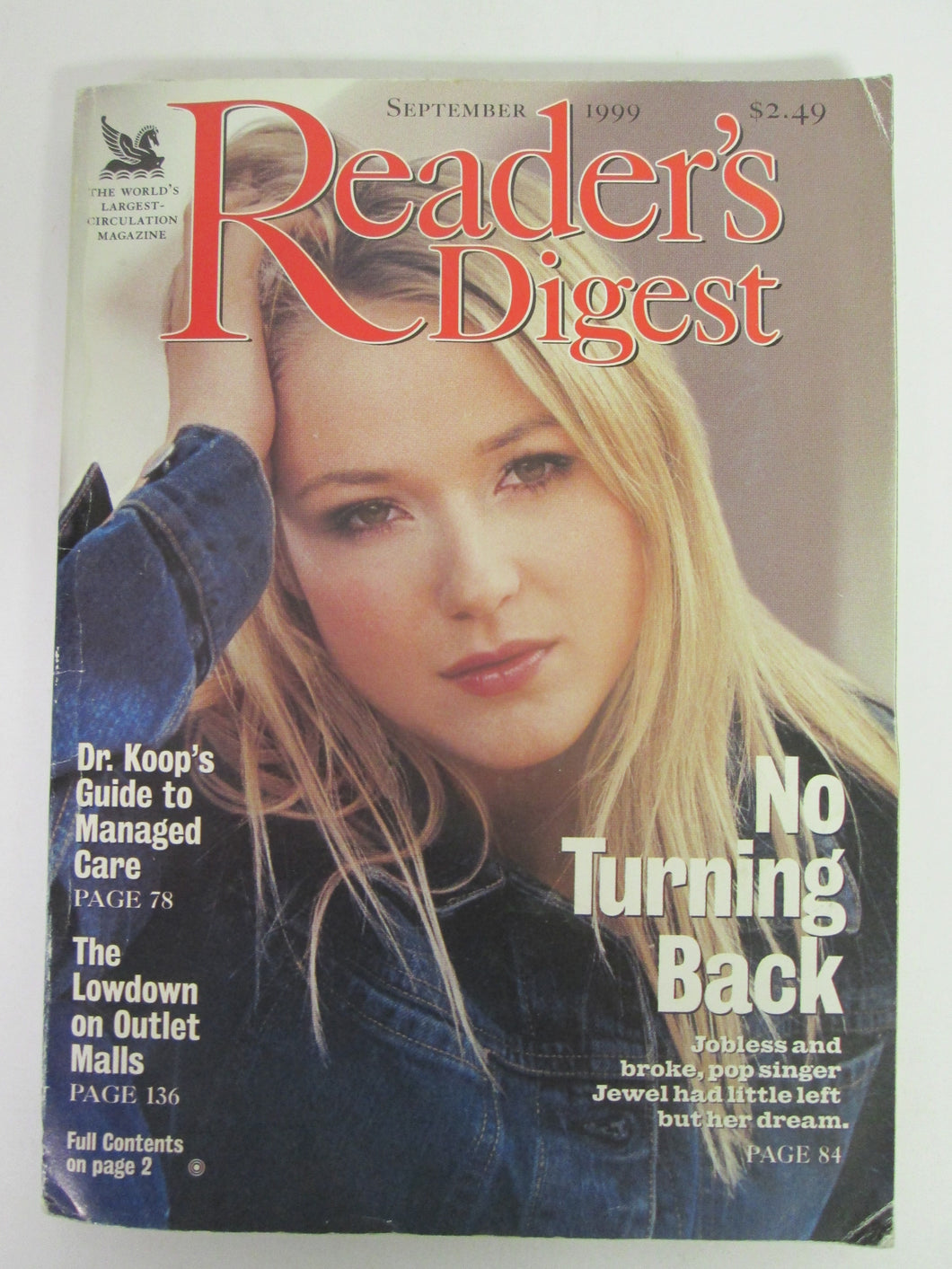 Reader's Digest Jewel Cover September 1999