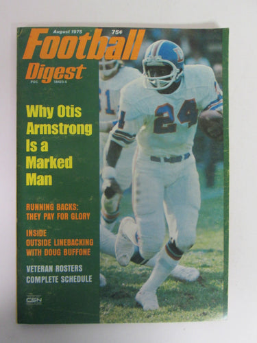 Football Digest August 1975