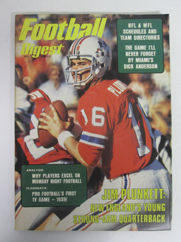 Football Digest October 1975