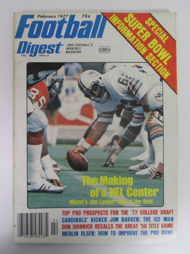 Football Digest February 1977