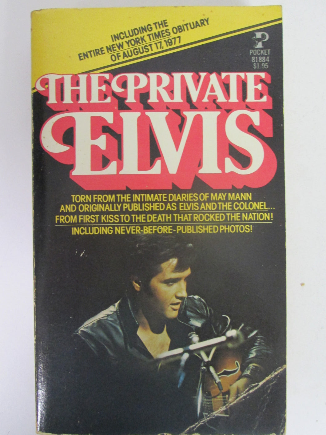 The Private Elvis by May Mann PB 1977