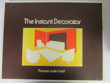 The Instant Decorator by Frances Joslin Gold-Design a home with illustrated overlays HC 1976