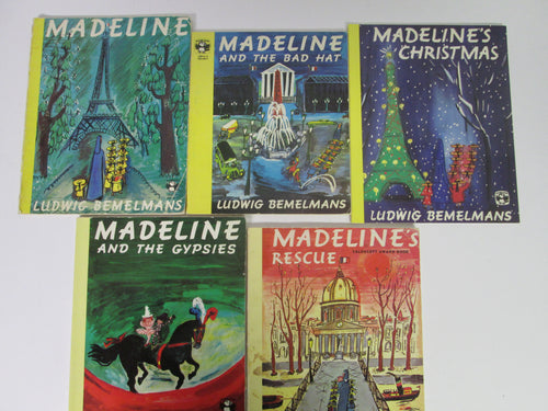 Madeline Set of 5 Books By Ludwig Bemelmans PB