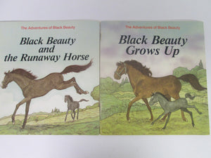 Black Beauty set of 2 Children's Books PB 1983