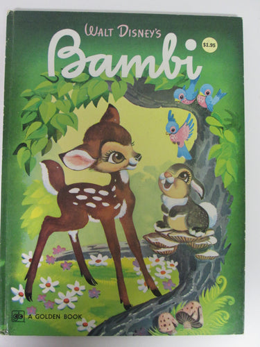 Walt Disney's Bambi A Big Golden Book 1980 HC