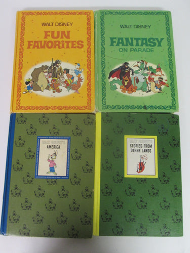 Walt Disney Parade 2 Books & Wonderful World of Walt Disney 2 Books HC