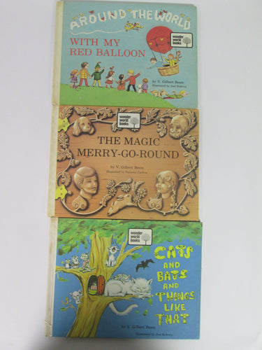 Wonder World Books Set of 3 Books by V. Gilbert Beers 1973 HC