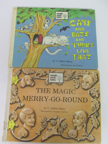 Wonder World Books Set of 2 Books by V. Gilbert Beers 1973 HC