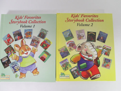 Kids' Favorite Storybook Collection Volumes 1 & 2 inchworm Press 1997 & 1998 HC