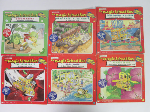 Magic School Bus 11 Books all same size Scholastic PB