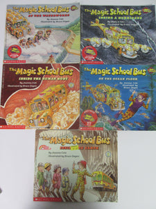 Magic School Bus 5 Books all the same size Scholastic PB