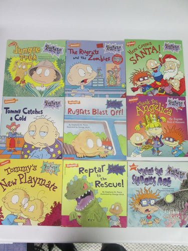 9 Rugrats Books all the same size PB