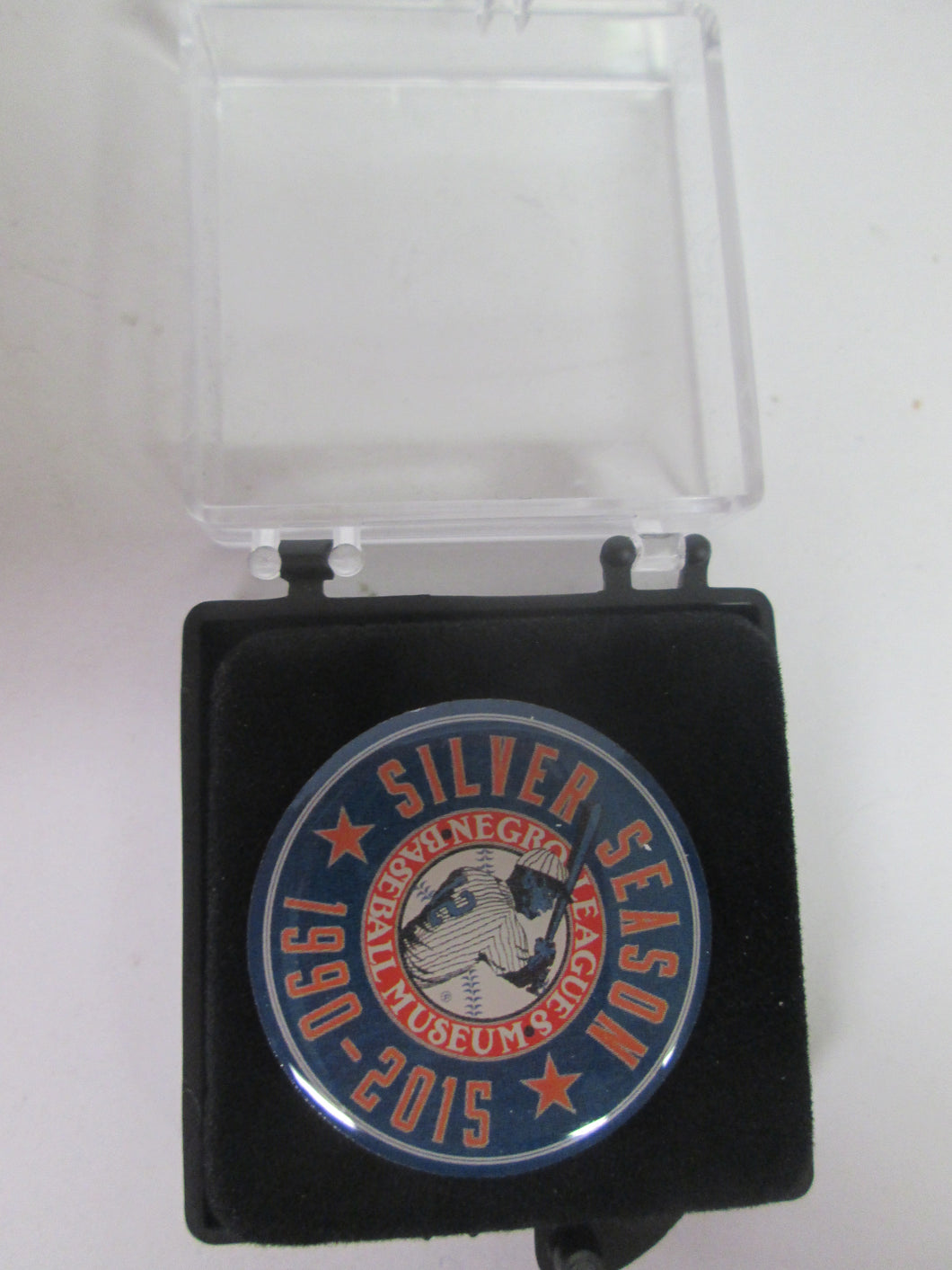 Negro League Baseball Museum Silver Season 1990-2015 Pin