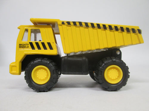 Mighty Wheels Soma Yellow 1998 Die Cast Metal dump Truck