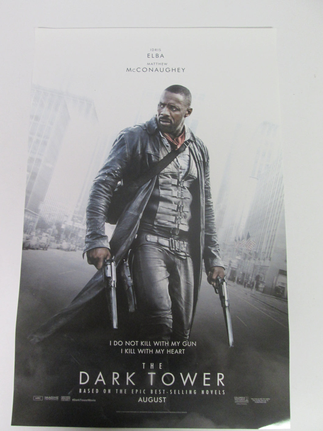 Dark Tower Movie Posters 1 Idris Elba & 1 Matthew McConaughy Set 11x17