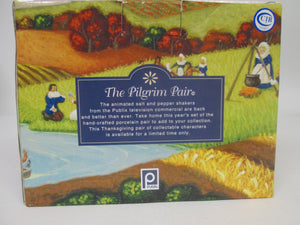 The Pilgrim Pair Salt & Pepper Shakers Publix 2006 with Box